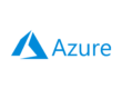 Valkoisella taustalla sininen Microsoft Azure -logo
